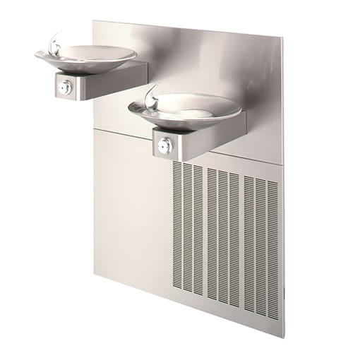 CAD Drawings BIM Models Haws Corporation Model H1011.8: Wall Mounted Dual ADA Refrigerated Drinking Fountain